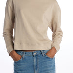 T-shirt felpa m/l WSW02 FEATHER GREY merz b 