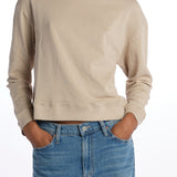T-shirt felpa m/l WSW02 FEATHER GREY merz b 