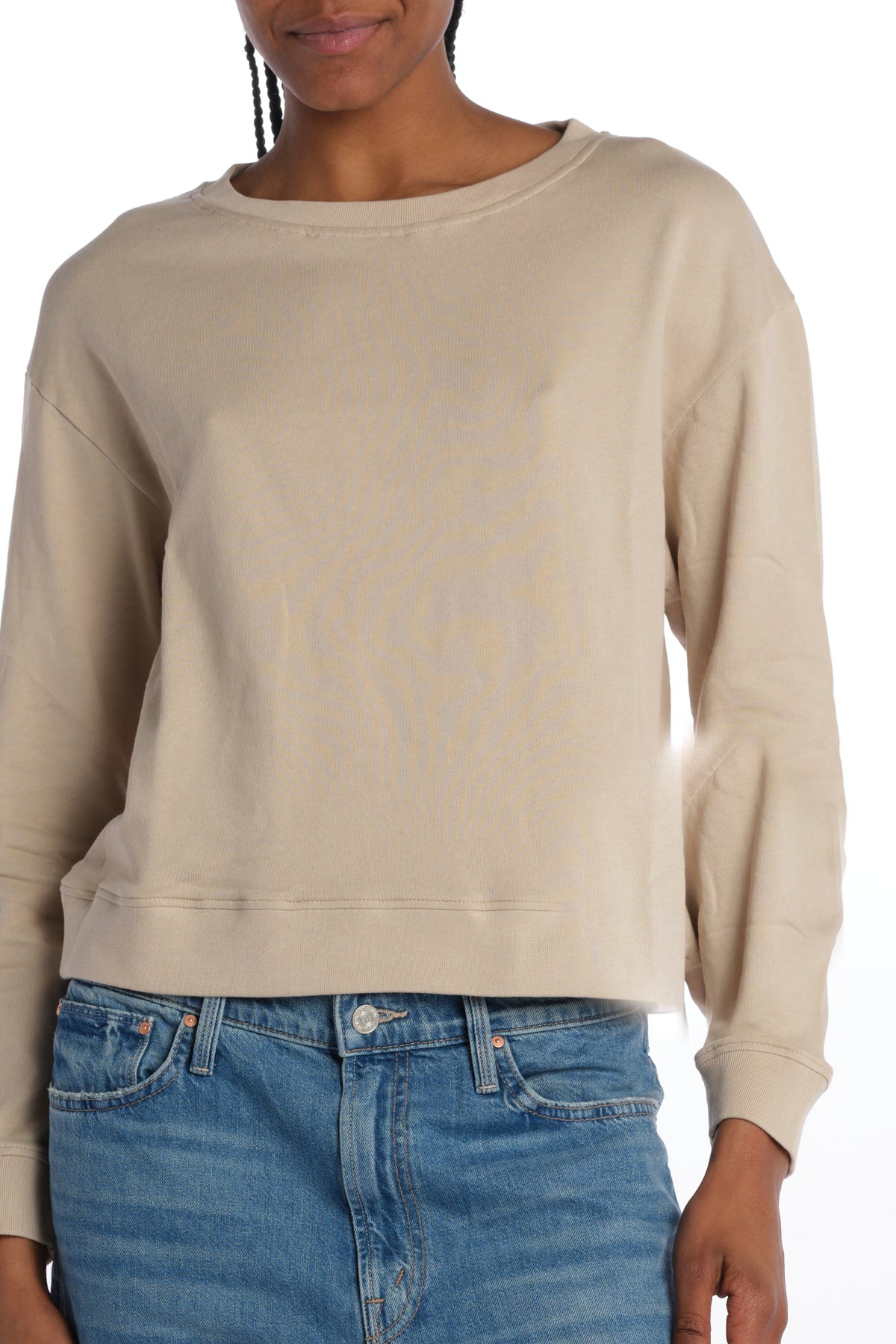 T-shirt felpa m/l WSW02 FEATHER GREY merz b 