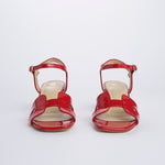 Sandali con tacco basso 9492 ROSSO milaura 