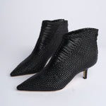 Stivaletto intrecciato 9506 NERO milaura 
