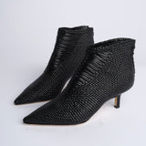 Stivaletto intrecciato 9506 NERO milaura 