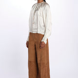 Camicia manica sbuffo CUTWORK BE24499 IVORY milaura 