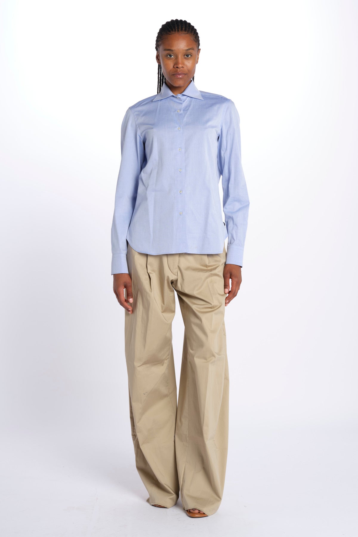 MOD.19 camicia ml cotone MOD.19 AZZURRO milaura 