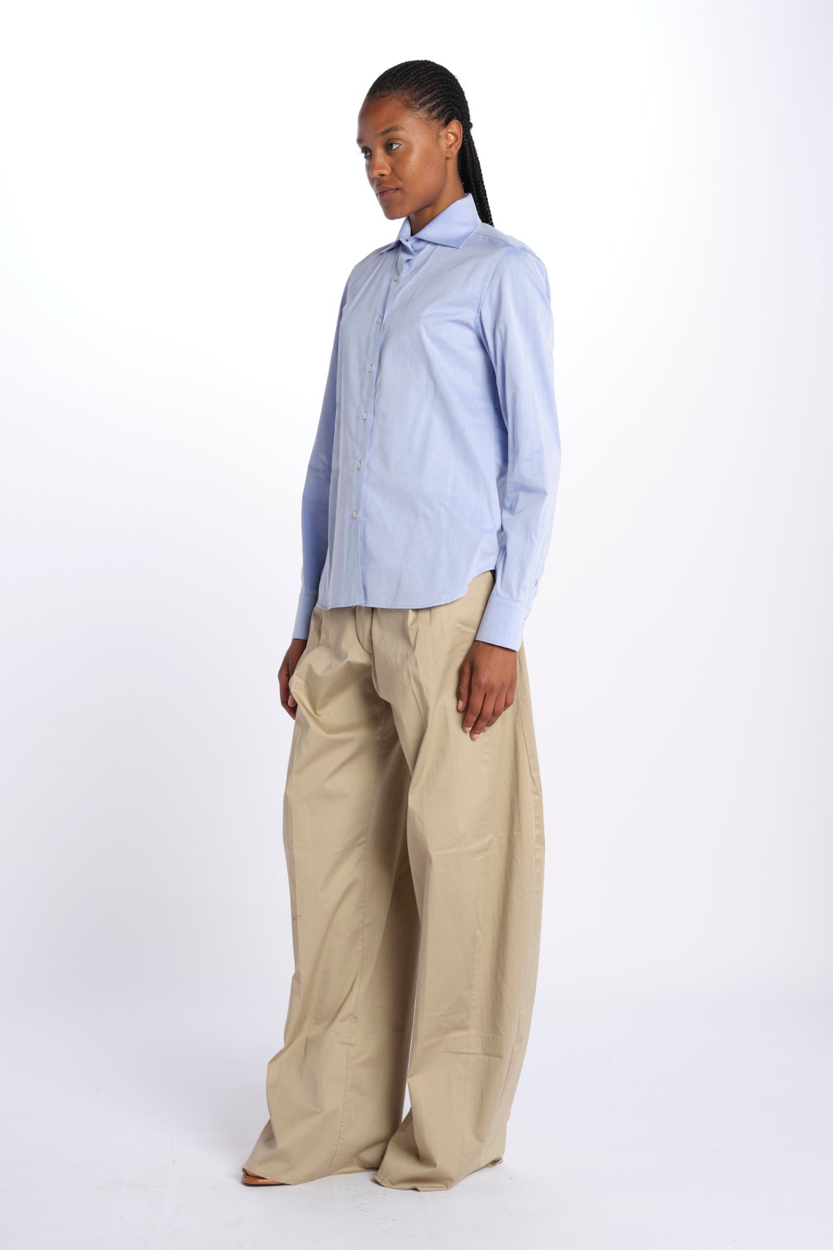 MOD.19 camicia ml cotone MOD.19 AZZURRO milaura 