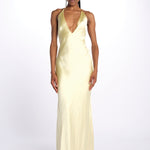 Abito HONOR spallina con fiocco GO29 BUTTER misha 