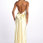 Abito HONOR spallina con fiocco GO29 BUTTER misha 