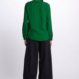 Camicia con frange e inserti pizzo G011 5340 n21 
