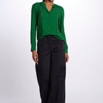 Camicia con frange e inserti pizzo G011 5340 n21 