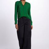 Camicia con frange e inserti pizzo G011 5340 n21 