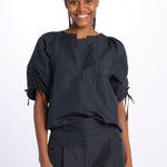 Camicia SHIRRED manica sbuffo 21640LCO MIDNIGHT phillip lim 