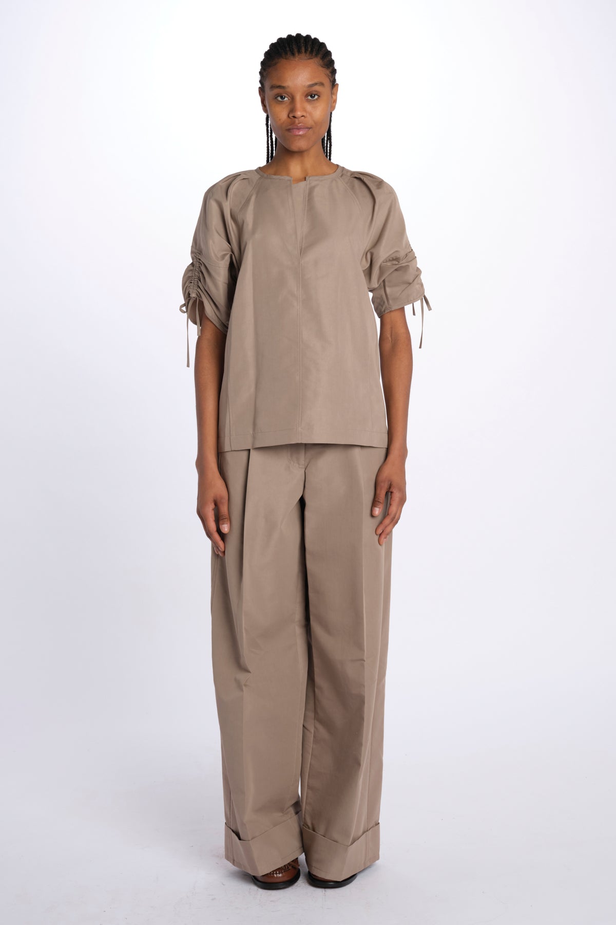 Camicia SHIRRED manica sbuffo 21640LCO STONEGREY phillip lim 