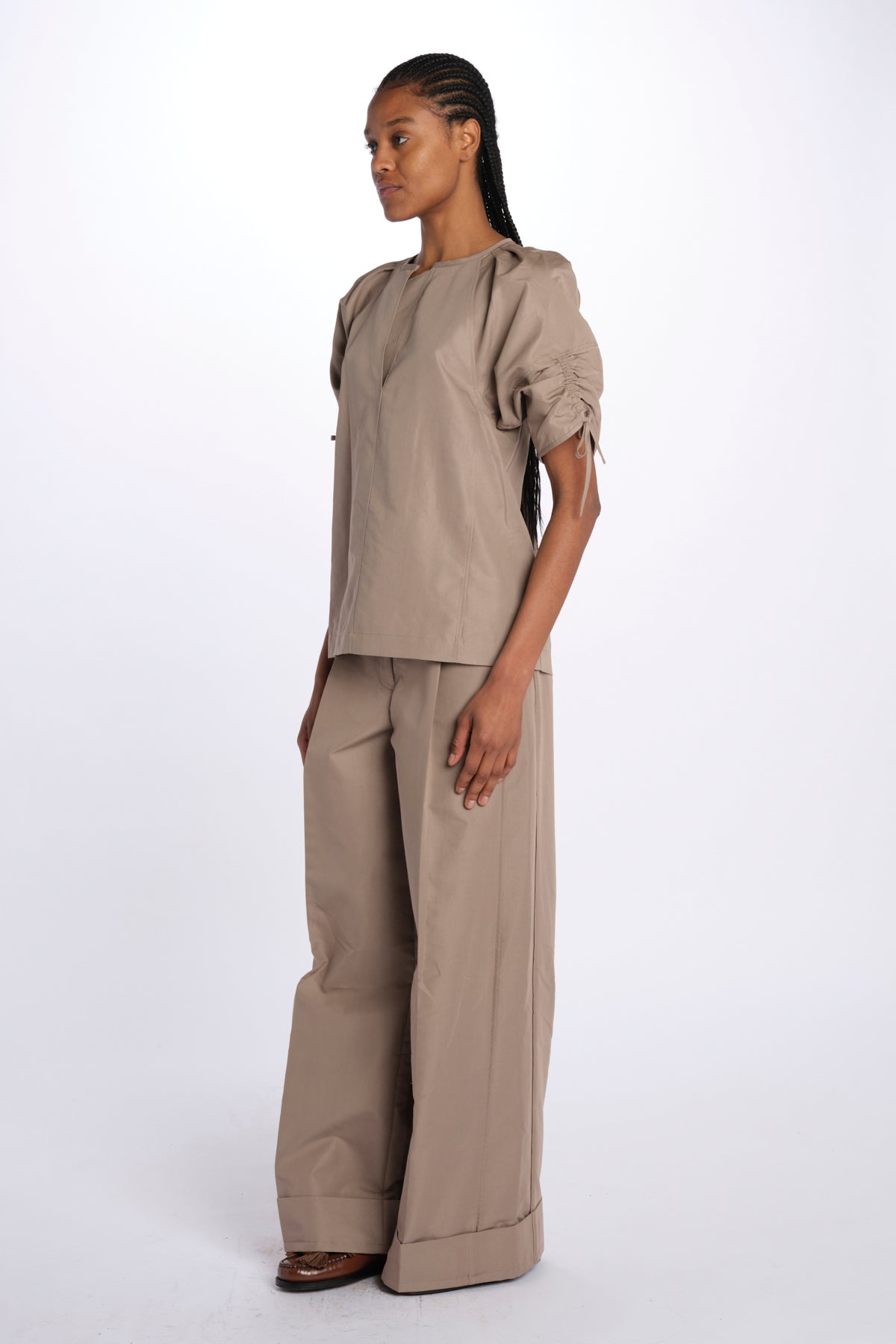 Camicia SHIRRED manica sbuffo 21640LCO STONEGREY phillip lim 