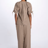 Camicia SHIRRED manica sbuffo 21640LCO STONEGREY phillip lim 