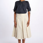 Gonna UTILITY pieghe taffetas 36118LCE STONE phillip lim 