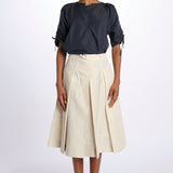 Gonna UTILITY pieghe taffetas 36118LCE STONE phillip lim 