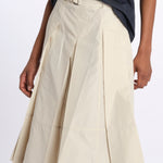 Gonna UTILITY pieghe taffetas 36118LCE STONE phillip lim 