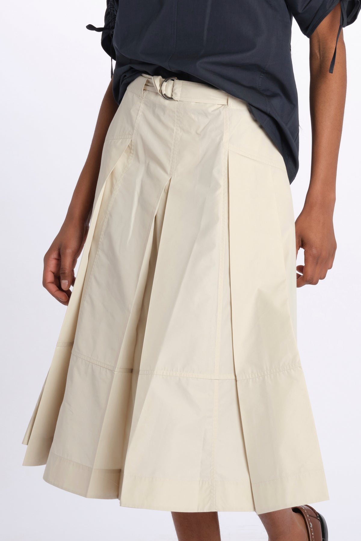 Gonna UTILITY pieghe taffetas 36118LCE STONE phillip lim 