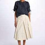 Gonna UTILITY pieghe taffetas 36118LCE STONE phillip lim 