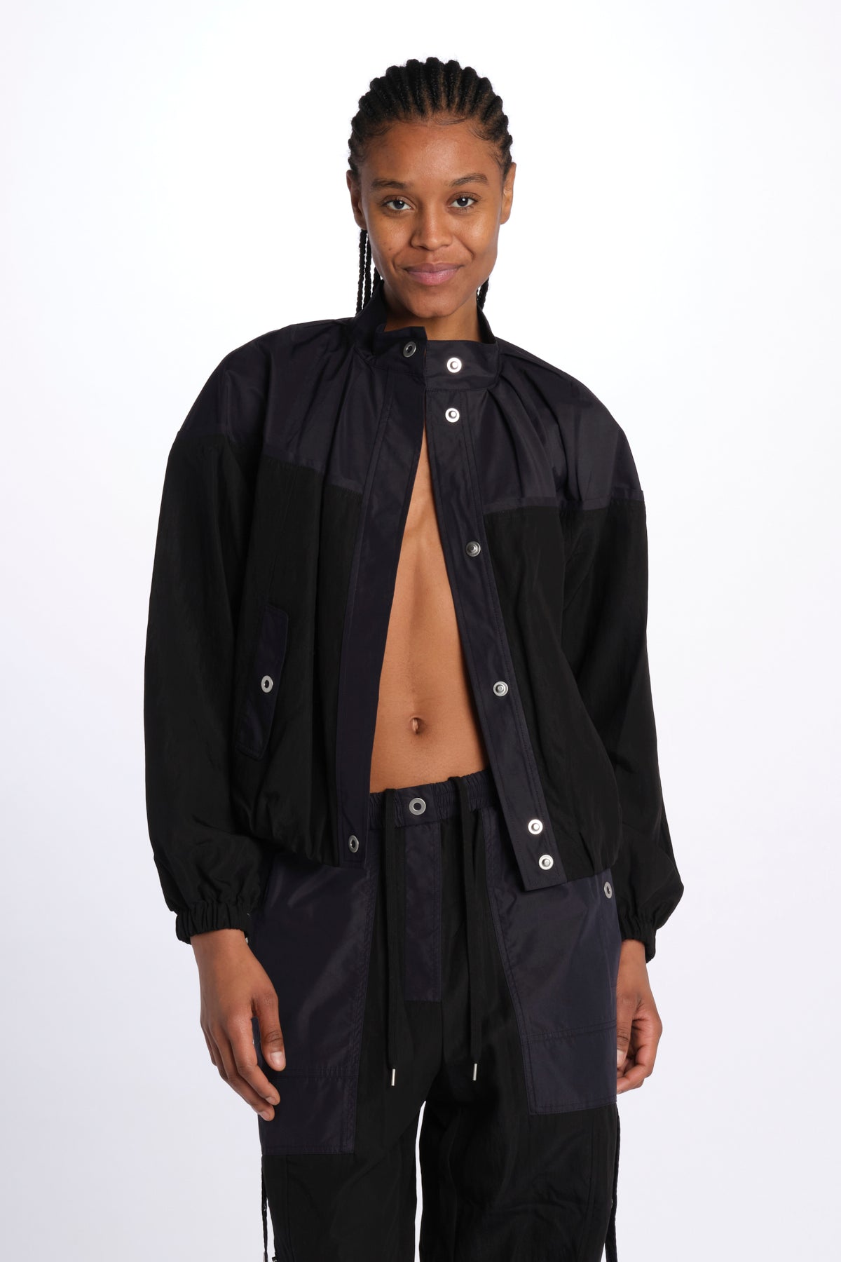 Bomber UTILITY bicolore 60841MLY BLACKMIDNIGHT phillip lim 