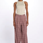pantaloni seersucker principe di galles 179558 U106 scotch&soda 