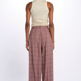 pantaloni seersucker principe di galles 179558 U106 scotch&soda 