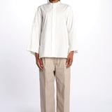 Camicia collo guru con tasca BELGRADE OFFWHITE sofie d'hoore 