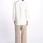 Camicia collo guru con tasca BELGRADE OFFWHITE sofie d'hoore 
