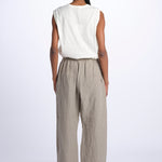 Pantaloni lino con elastico PILAR NATURA sofie d'hoore 