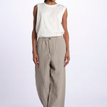 Pantaloni lino con elastico PILAR NATURA sofie d'hoore 