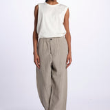 Pantaloni lino con elastico PILAR NATURA sofie d'hoore 