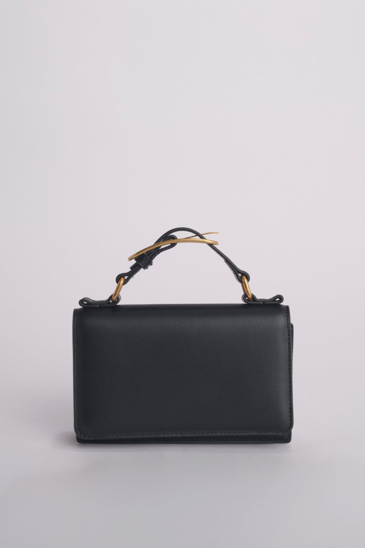 Clutch AUDREY MINI CLUTCH pelle B575CFC BLACK studio AMELIA 