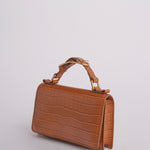 Clutch AUDREY MINI CLUTCH pelle B575CFC CAMEL studio AMELIA 