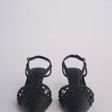 Sabot NEXUS 50 HEEL intrecciato tacco 5 F839CFC BLACK studio AMELIA 