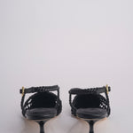 Sabot NEXUS 50 HEEL intrecciato tacco 5 F839CFC BLACK studio AMELIA 