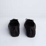 MIGNON ballerina in raso con punta quadrata F846SE1 BLK studio AMELIA 