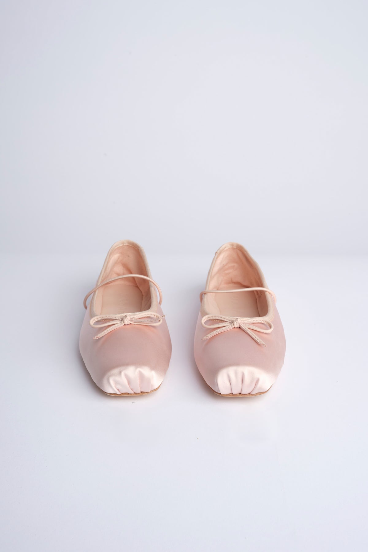 MIGNON ballerina in raso con punta quadrata F846SE1 BLS studio AMELIA 