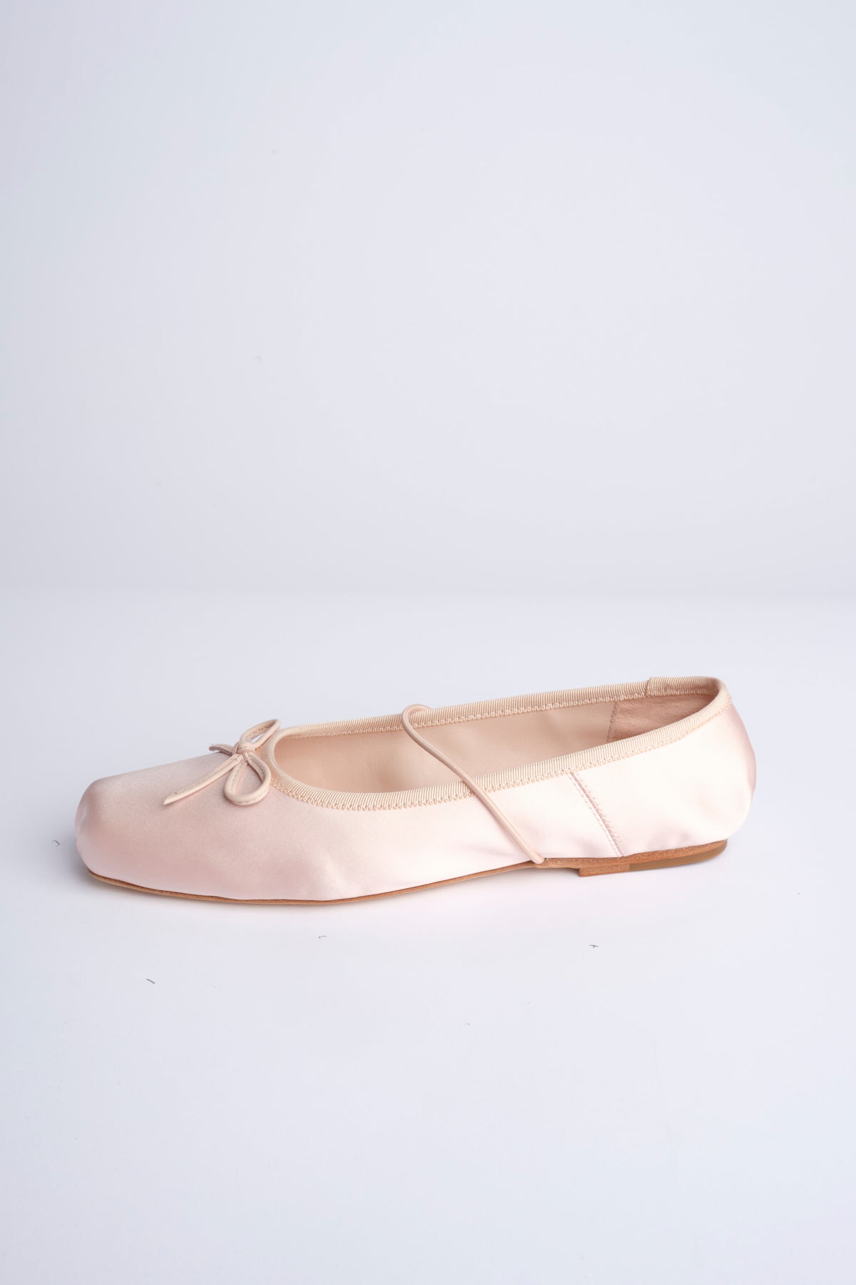 MIGNON ballerina in raso con punta quadrata F846SE1 BLS studio AMELIA 