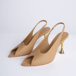 HELIX 90 slingback in nappa F848CFS BGE studio AMELIA 
