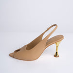 HELIX 90 slingback in nappa F848CFS BGE studio AMELIA 
