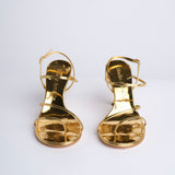 HELIX 90 sandalo in nappa spazzolata F849CFS GLD studio AMELIA 