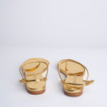 HELIX FLAT sandalo basso spazzolato F860CFS GLD studio AMELIA 