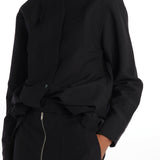 Camicia collo guru con apertura davanti BEAM1600 DARKEST NAVY studio nicholson 