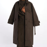 Gonna lunga con spacco davanti GAIA1564 MOSS studio nicholson 