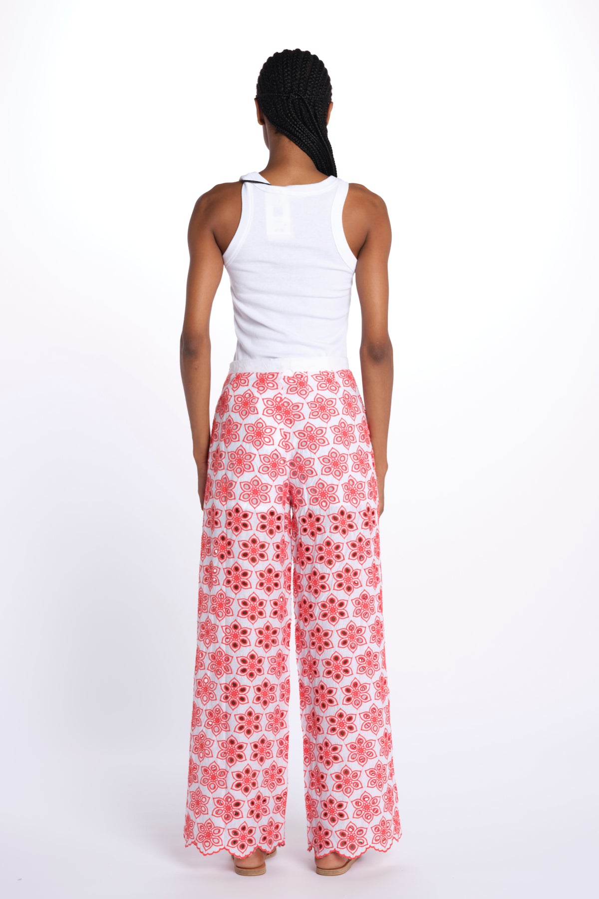 Pantalone LUPY PANT fiori R25009 EYELETRED sundress 