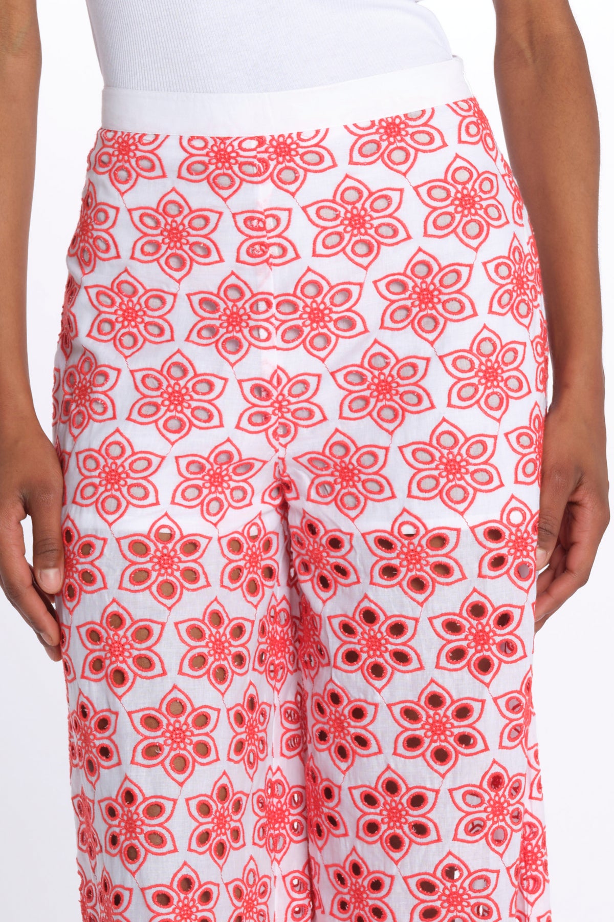Pantalone LUPY PANT fiori R25009 EYELETRED sundress 