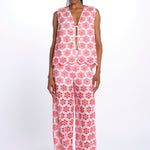 Gilet BAO TOP ricamo fiori S25016 EYELETRED sundress 