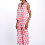 Gilet BAO TOP ricamo fiori S25016 EYELETRED sundress 