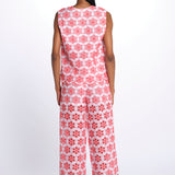 Gilet BAO TOP ricamo fiori S25016 EYELETRED sundress 