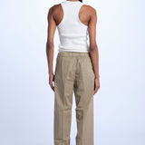 Pantalone PENSIL cotone con elastico PENSIL KHAKI true avenue 